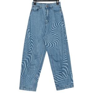 BDG Jeans Rih Extreme Baggy High Rise Y2K Streetwear Grunge 90s Indie Blue 25